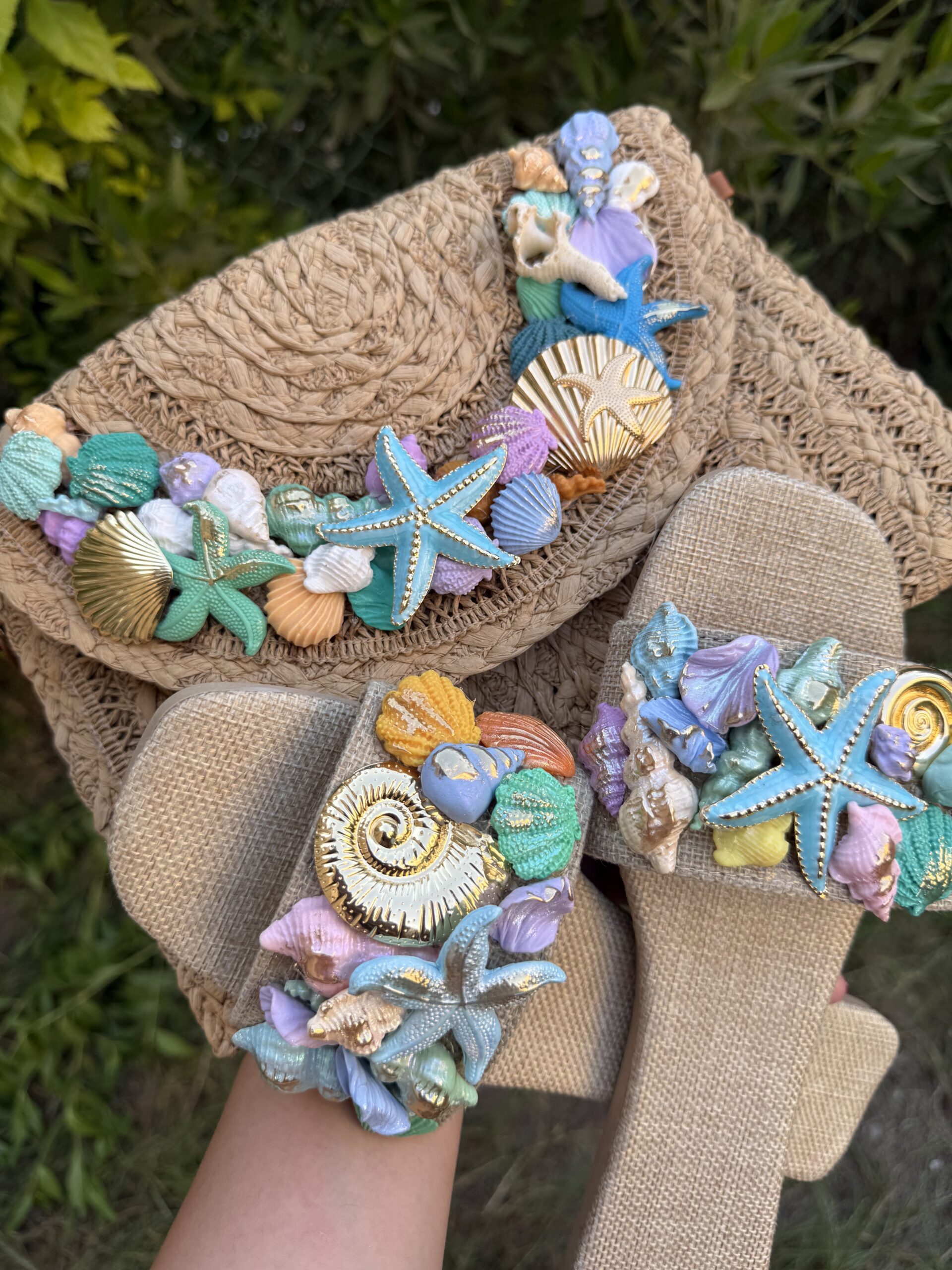 aquatic dreams clutch & slipper