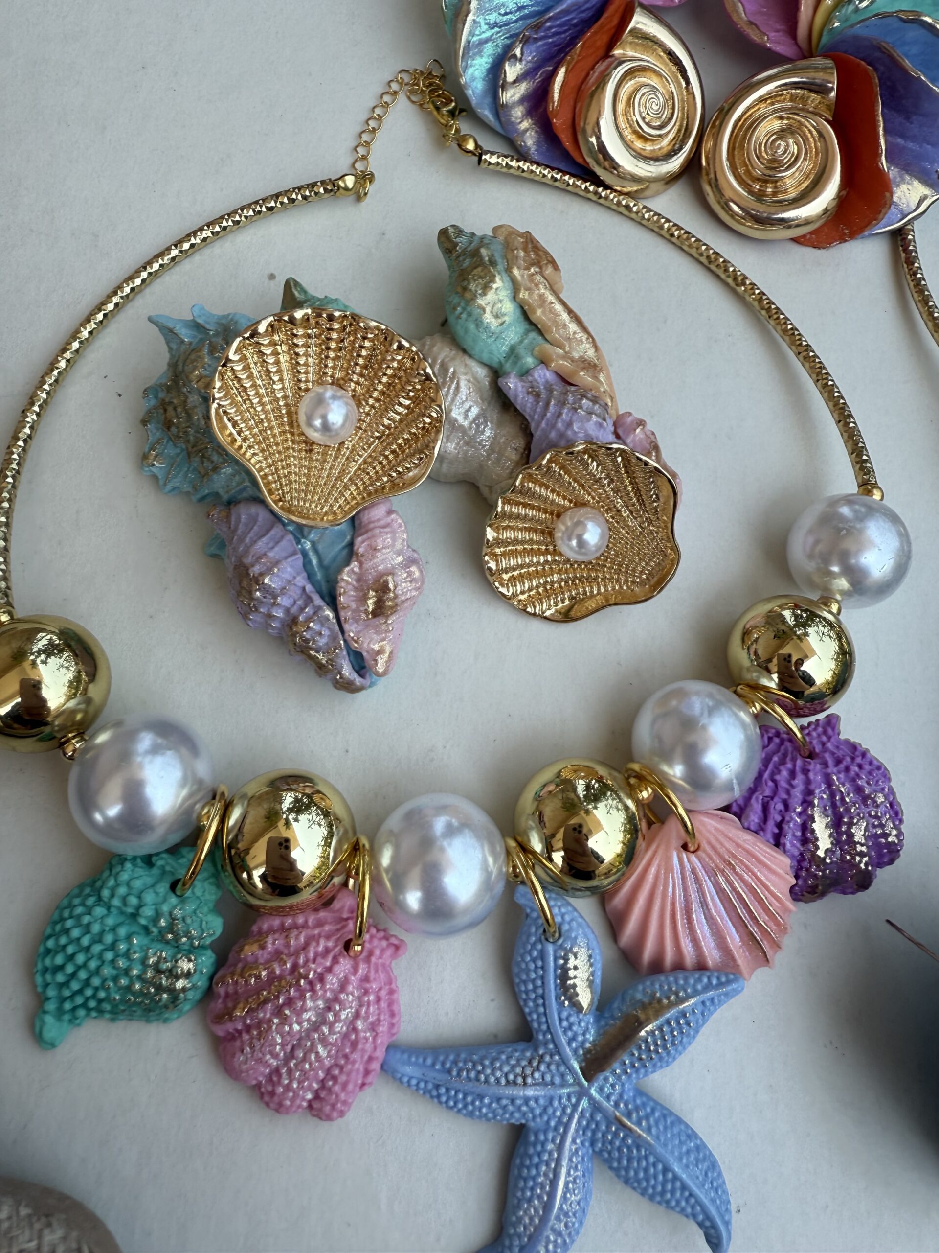 aquatic dreams earrings & necklace