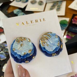 marbled ocean dripping gold statements