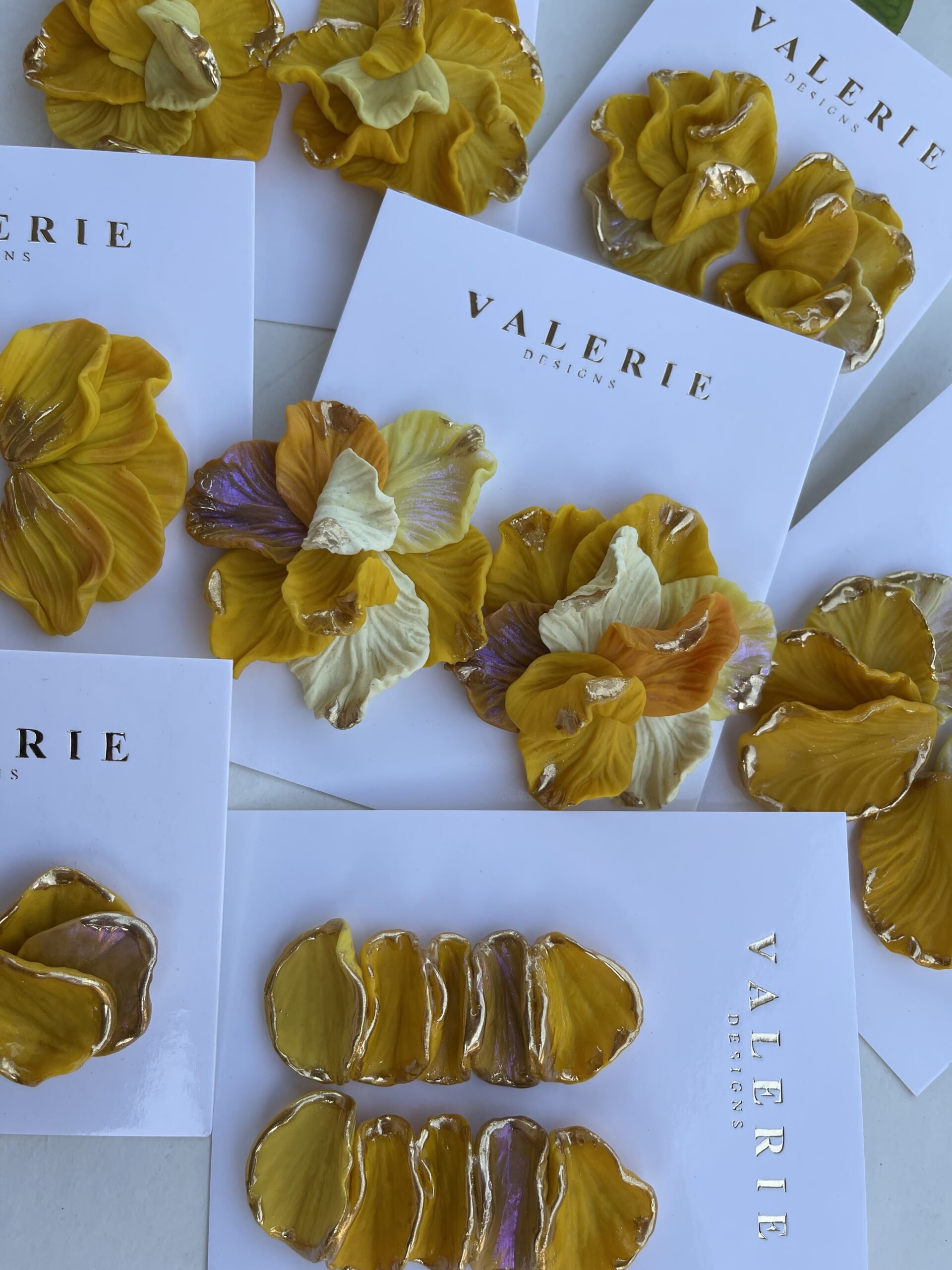 silver blues flower statements copy