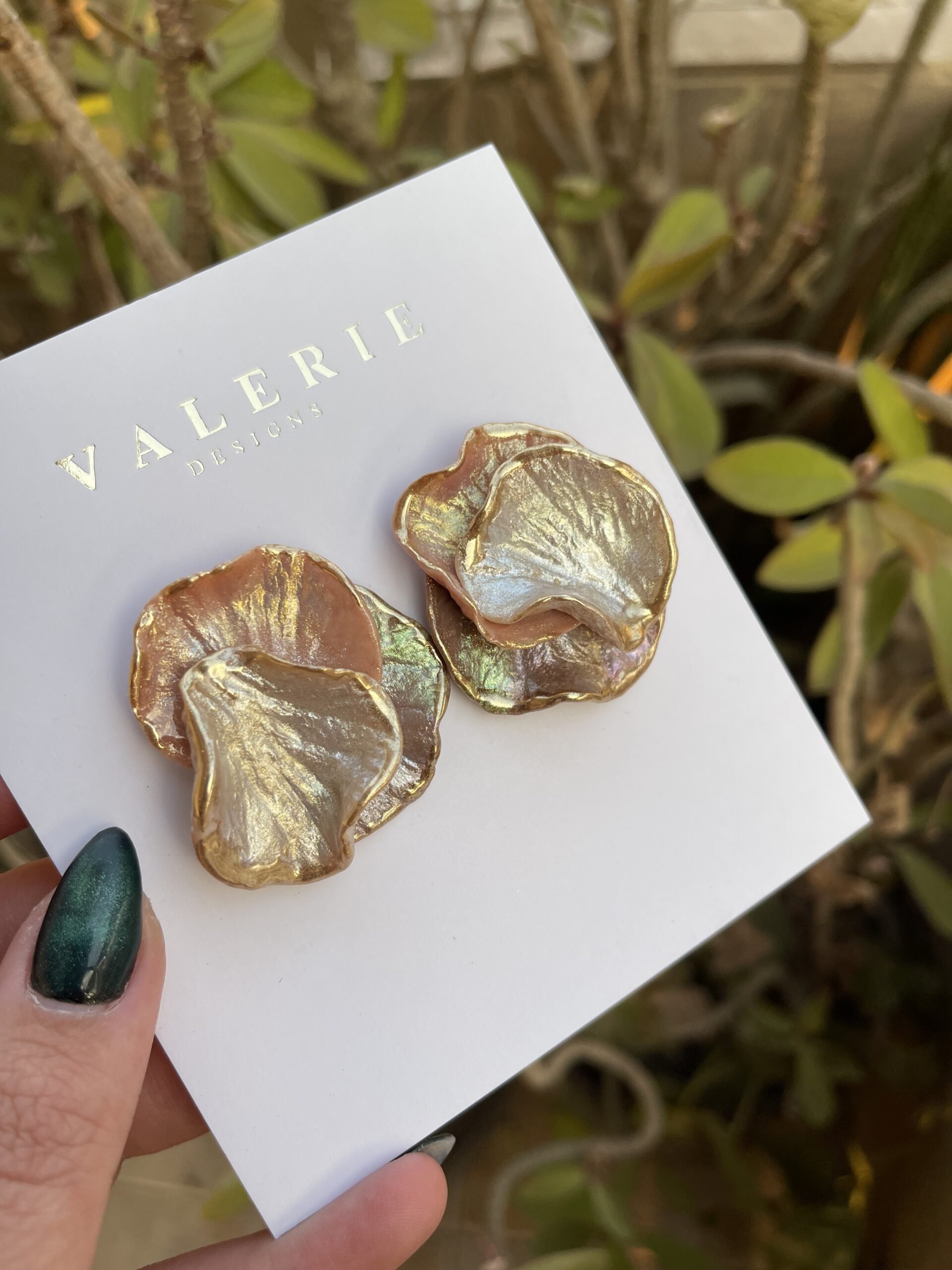 pearl & beige mini statements