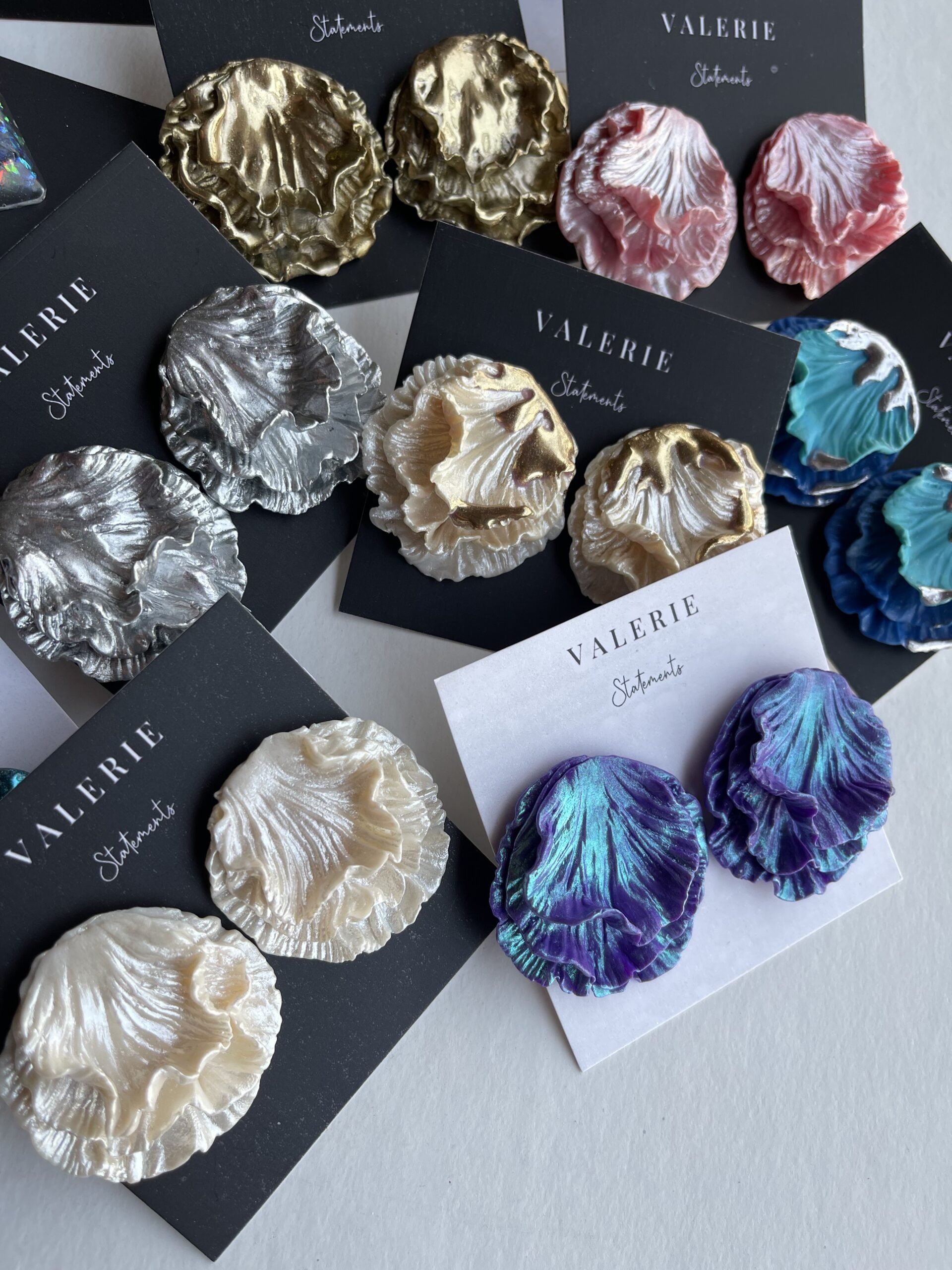 metallic teal blue statements copy