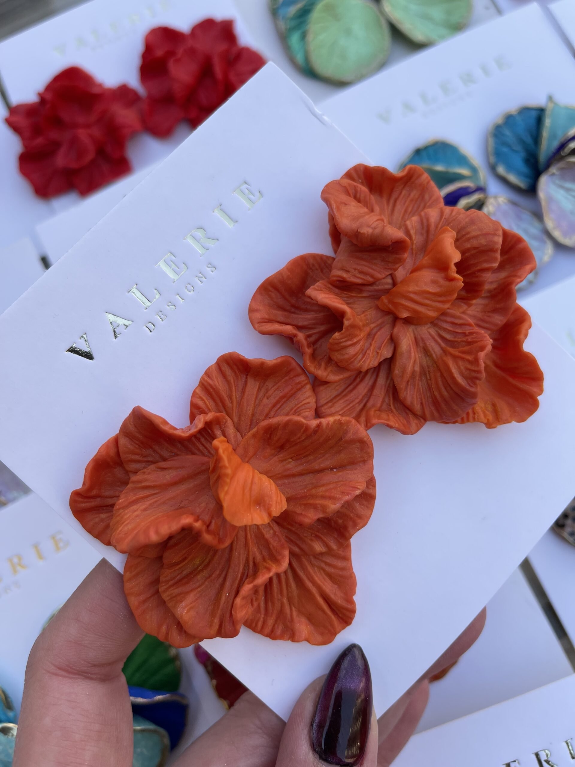 orange flower statements